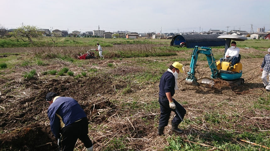 解消活動に取り組む農業委員ら